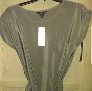 French Connection Shannye Silk Shirtdress 6